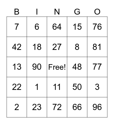 Year 10 Science Bingo Card