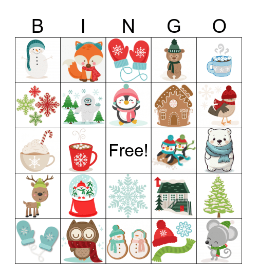 Winter BINGO Card