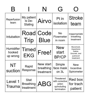 Why did I sign up for this! Bingo Card