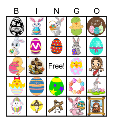 復活節賓果 Bingo Card