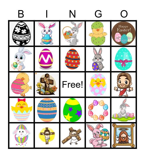 復活節賓果 Bingo Card