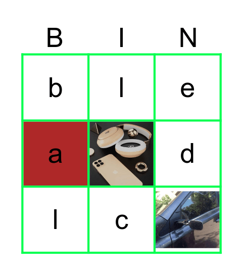 rija Bingo Card