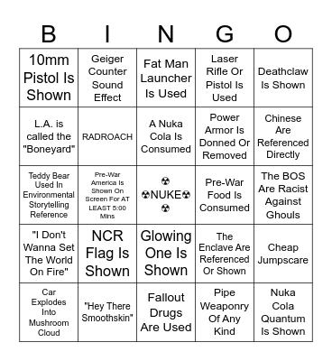 S.P.E.C.I.A.L. BINGO Card