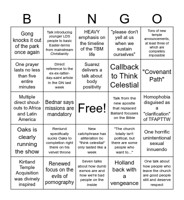 GenCon24: The Reckoning Bingo Card