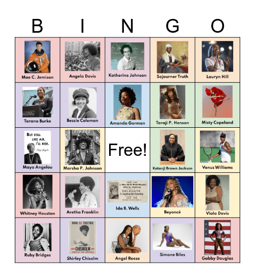 Black Feminism Bingo! Bingo Card