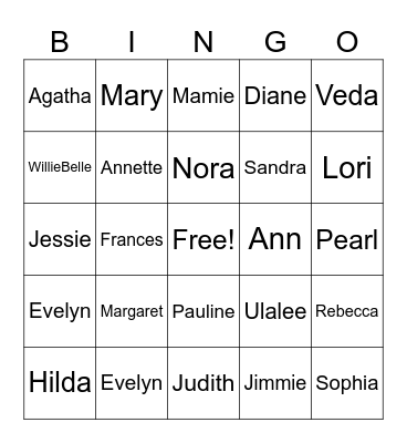 Superwoman 2024 Bingo Card
