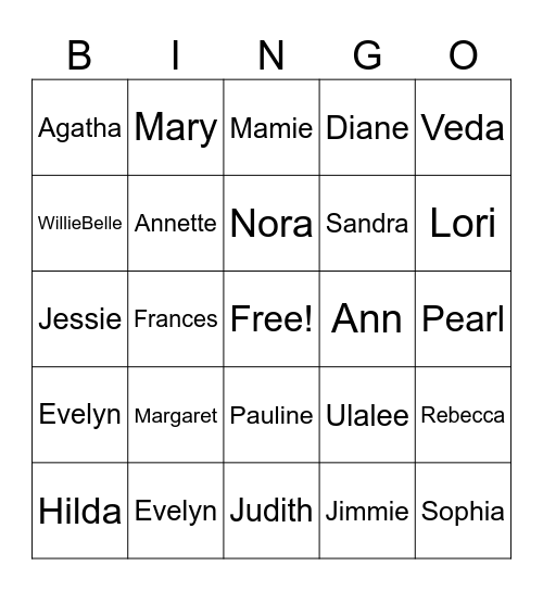 Superwoman 2024 Bingo Card