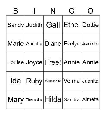 Superwoman 2024 Bingo Card