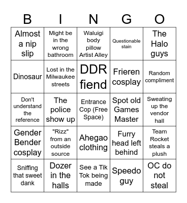 Amke 2024 Bingo Card