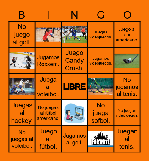 Jugar Bingo Card