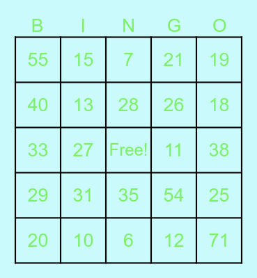 Place Value with Base 10 Blocks Bingo Card