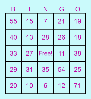 Place Value with Base 10 Blocks Bingo Card