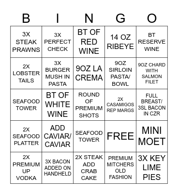 AGC BINGO Card