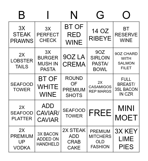 AGC BINGO Card