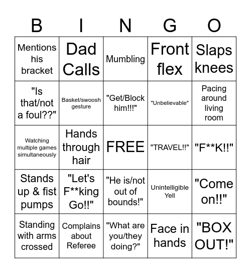 MARCH MILES MADNESS Bingo Card