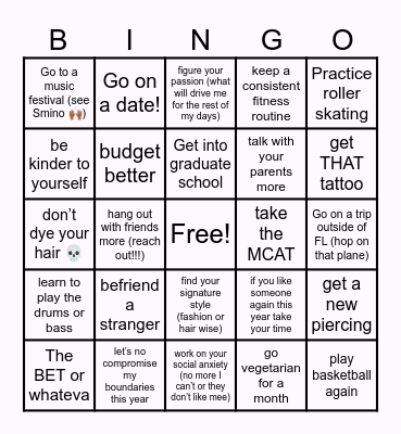 2024 Bingo Card