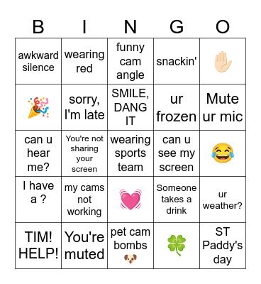 Unitas Bingo 1 Bingo Card