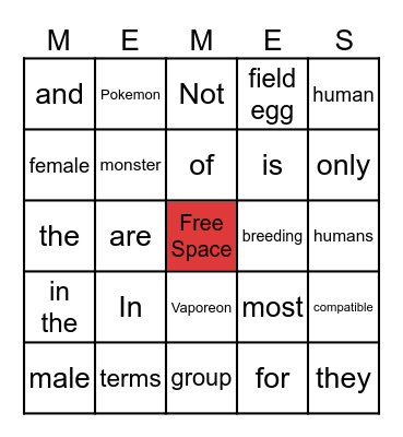 Bingo Test Bingo Card