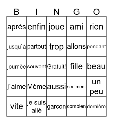 Harry page 15 Bingo Card