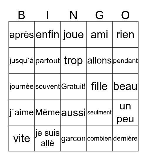 Harry page 15 Bingo Card