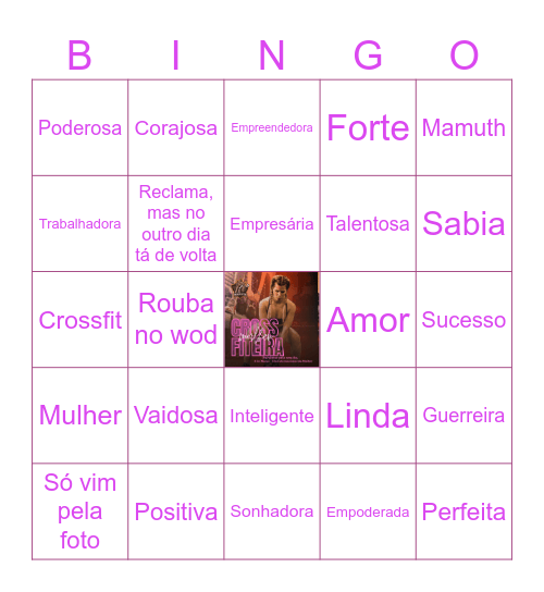 Mulher Crossfiteira Bingo Card