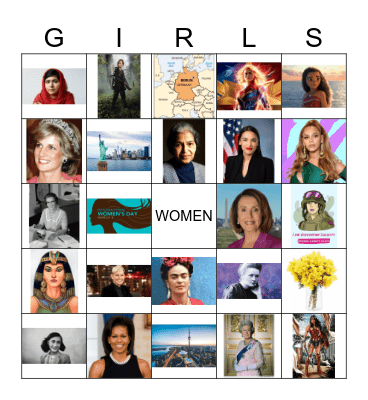 International Women's Day BINGO Card