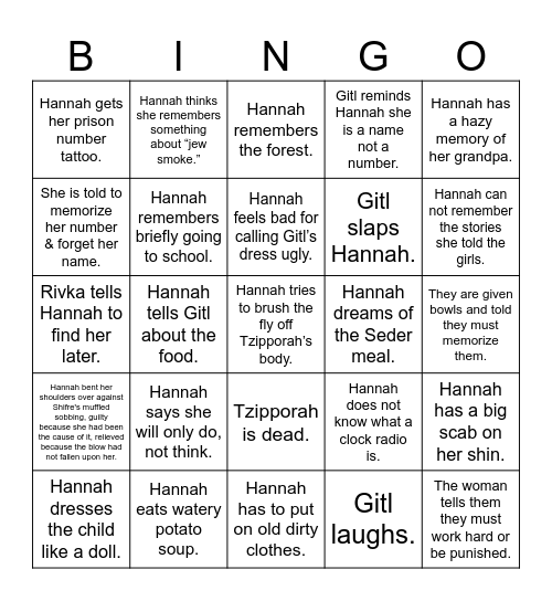 Chapters 12 & 13 Bingo Card