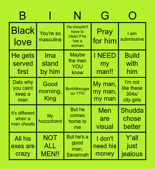 #2 Pickmeisha says... Bingo Card