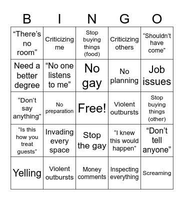 Nilima Bingo Card