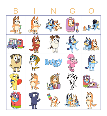 Bingo's Bingo Card
