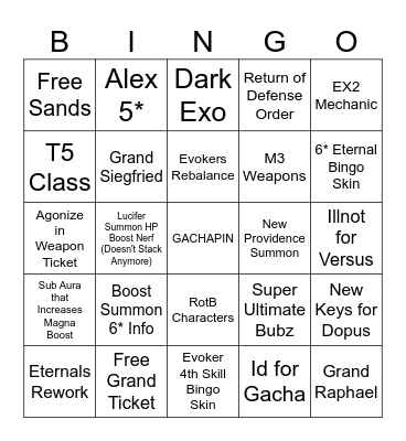 Meta's Bingo Card