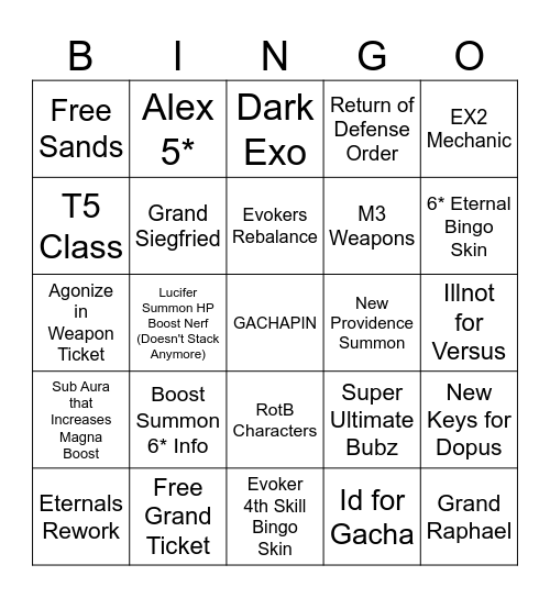 Meta's Bingo Card