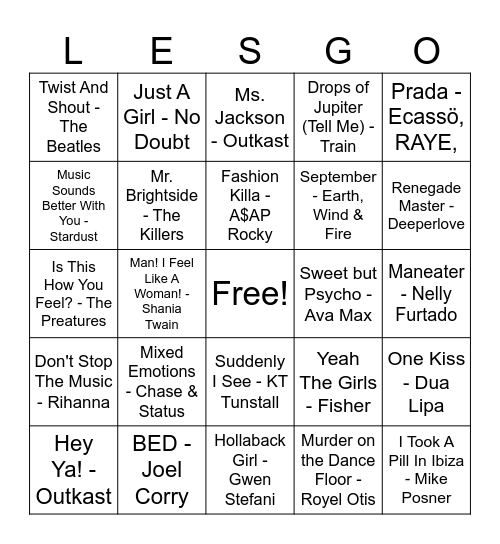 Bingo #02 Bingo Card