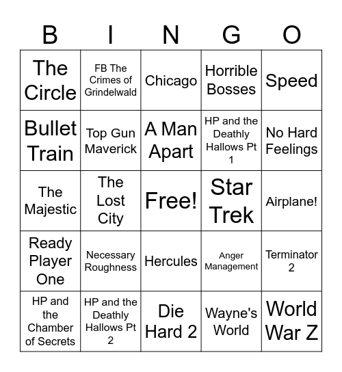 Movies_03092024 Bingo Card