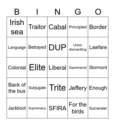 Carrickergus Bingo Card