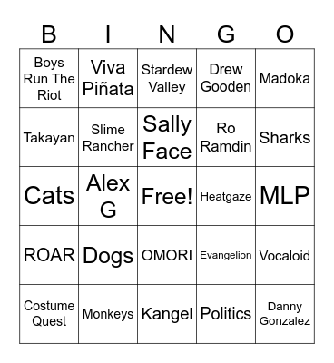 bagel bingo Card