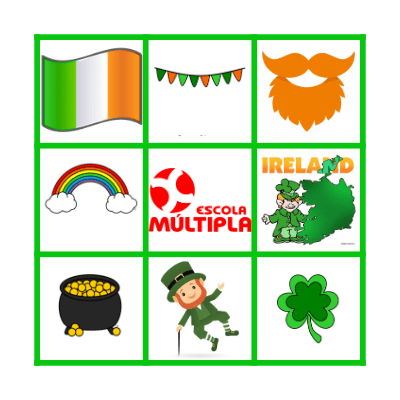 IRISH DAY BINGO Card