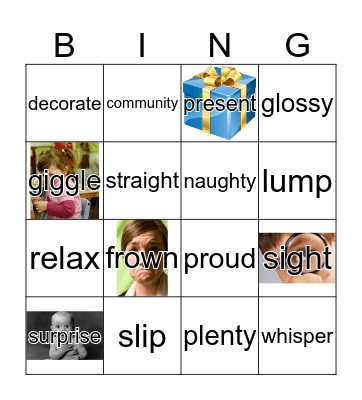 List Six (K) Bingo Card