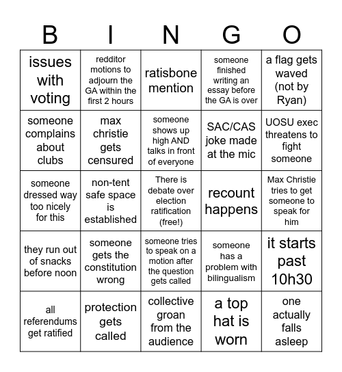 Untitled Bingo Card Untitled Bingo Card