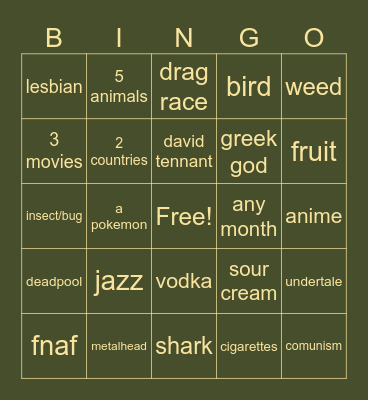 infinite craft bingo Card