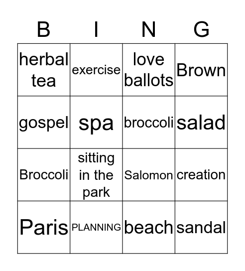 CYNTHIA BIRTHDAY Bingo Card