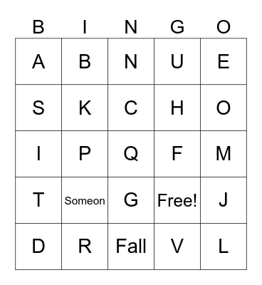 Oscars 2024 Bingo Card