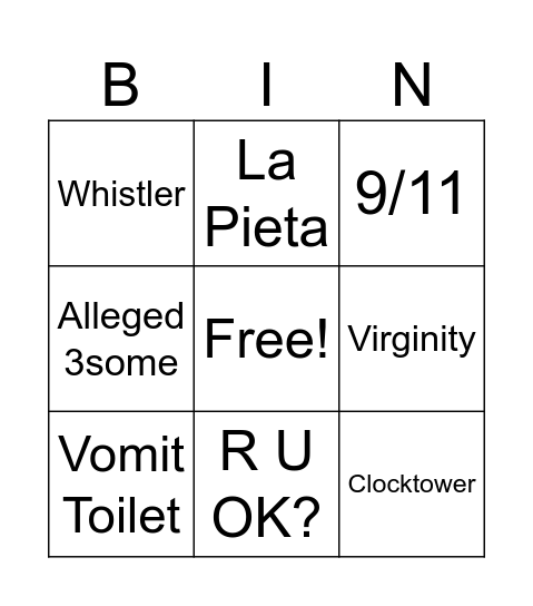 Claudio PPT Bingo Card