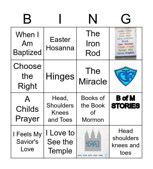 Primary Bingo Card