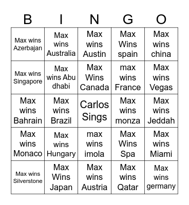 Smooth Operator Bingo Card