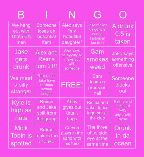 PR BINGOOOOOO Bingo Card