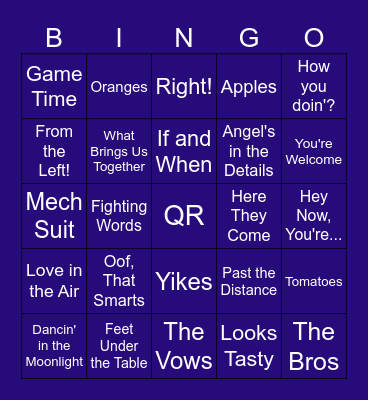Inaclipse Bingo Card