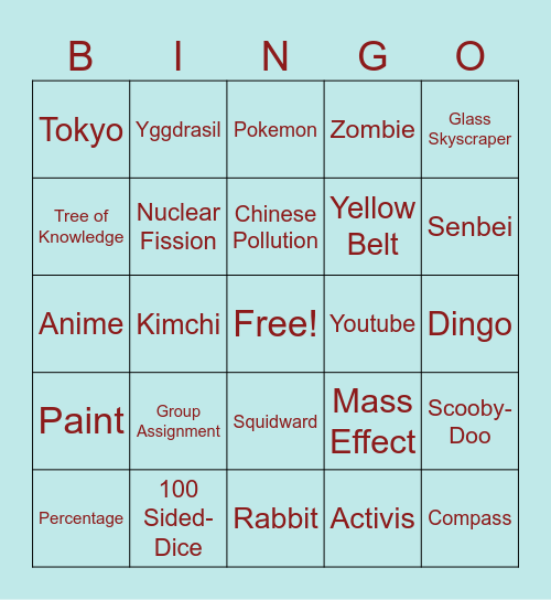 infinite hellcraft Bingo Card
