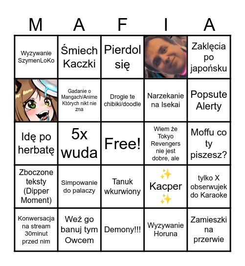 Aikeji Bingo Card