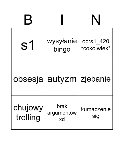 qhvg bingo Card